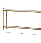 Hayley Console Table in Gold