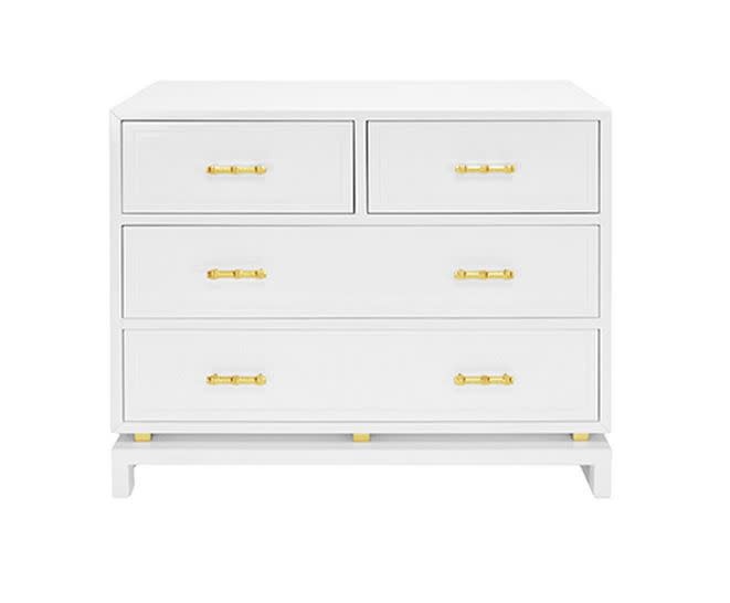 Declan White Lacquer Chest