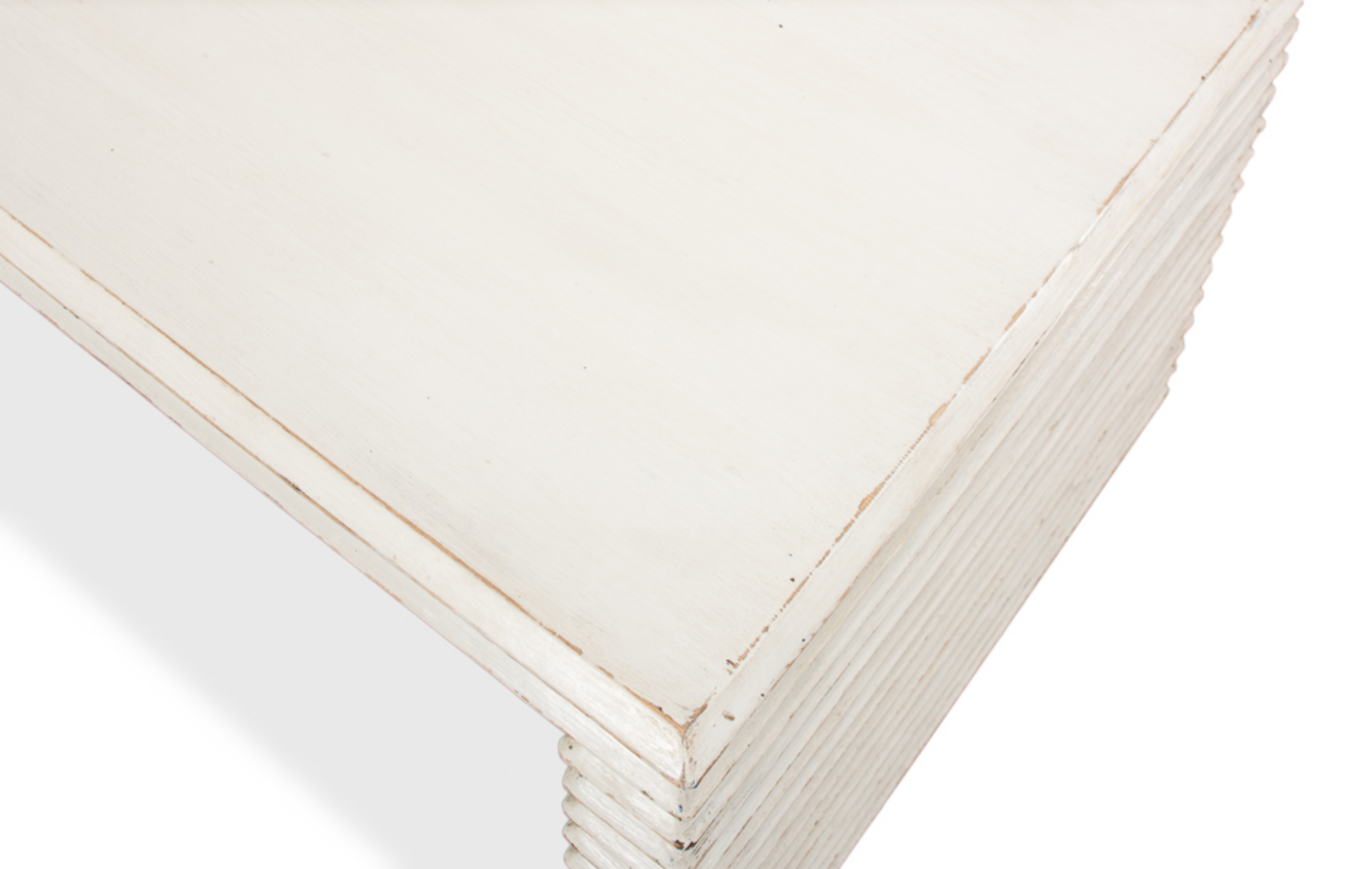 Stacked Coffee Table, Antique White