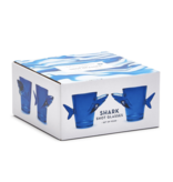 Great White Shark Set of 4 Shot Glasses in Gift Box (2 oz., dishwasher safe) - Glass