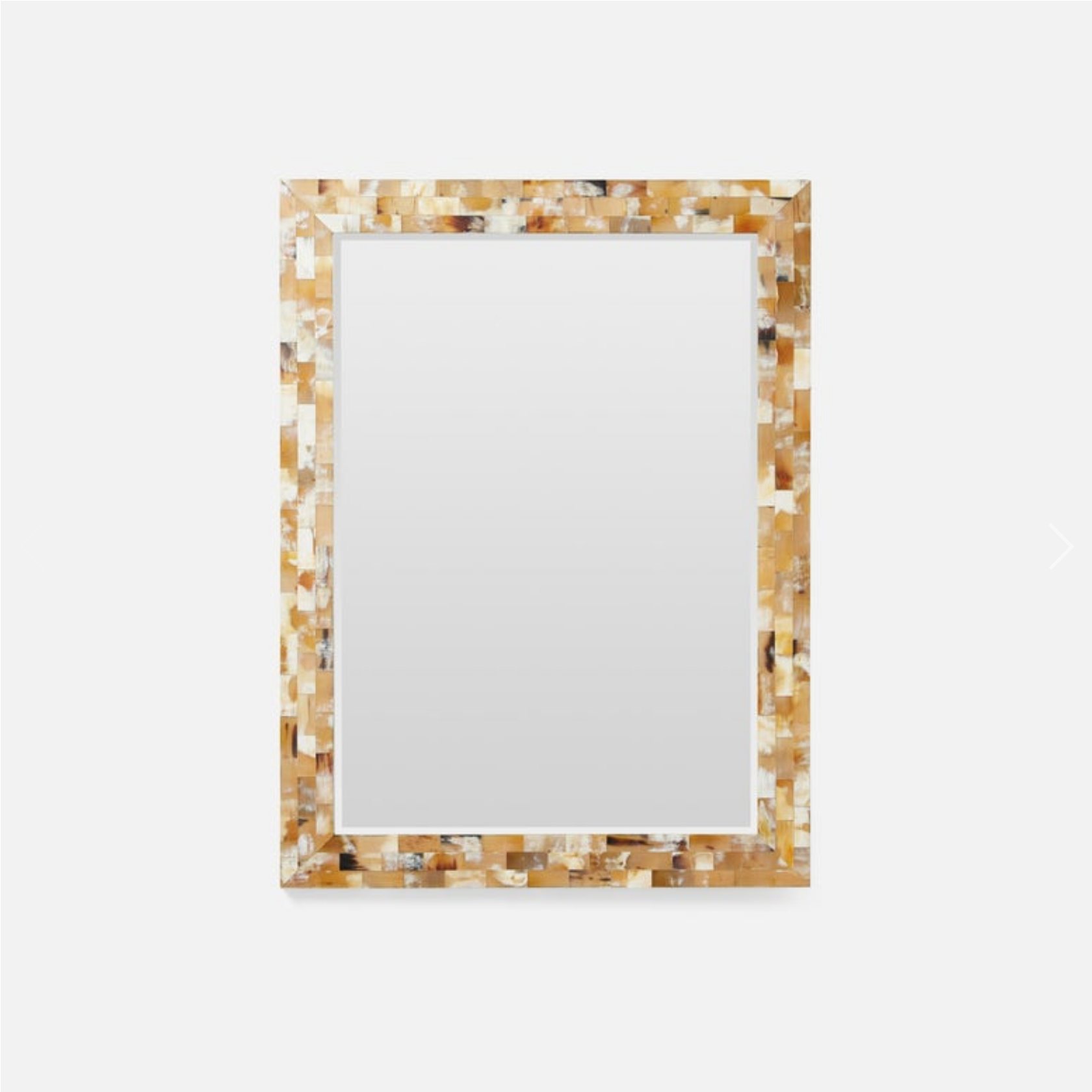 Bowen Natural Horn Mirror