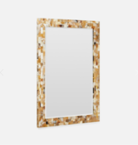 Bowen Natural Horn Mirror