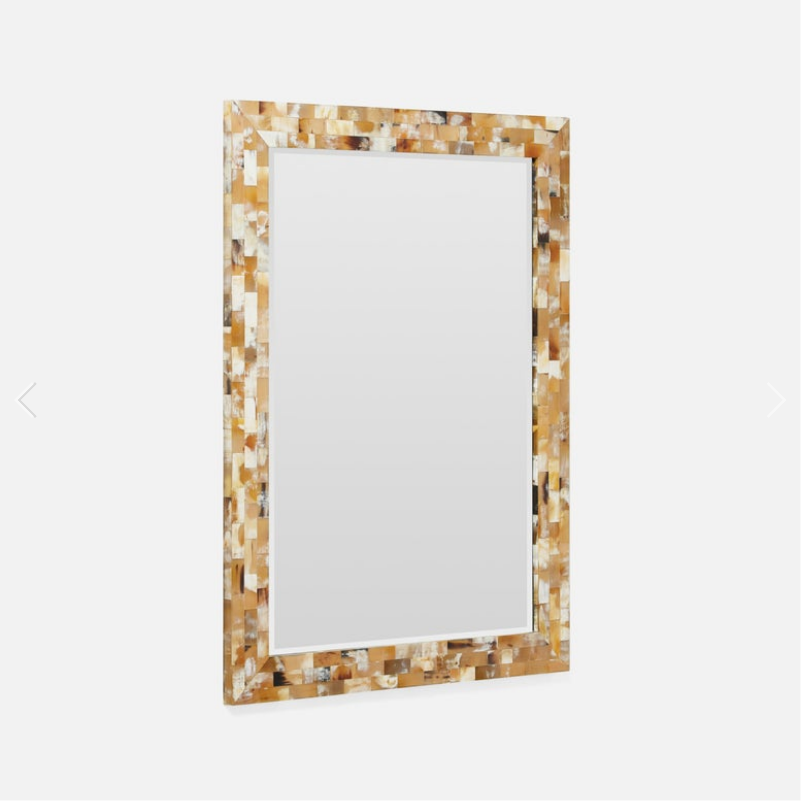 Bowen Natural Horn Mirror