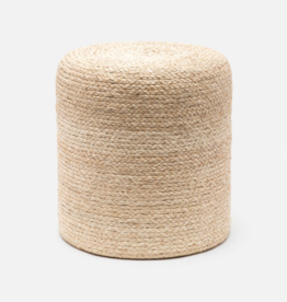 Nadine Stool in Natural woven Raffia