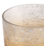 Rhys Glass Votive Large, Amber