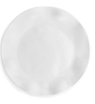 Q Home Design Ruffle Round Salad Plate 8''