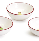 Merry and Bright Set of 3 Christmas Tidbit Bowls