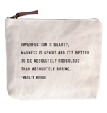 Marilyn Monroe Canvas Zip Bag