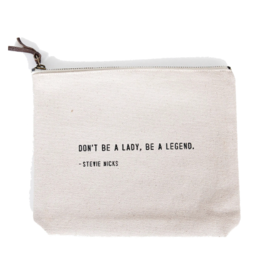Stevie Nicks Canvas Zip Bag