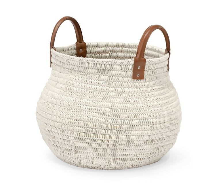 Cairo Basket White Small