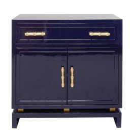 Marcus Navy Lacquered Chest