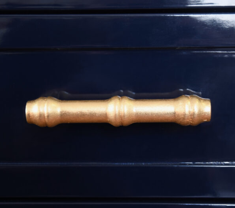 Marcus Navy Lacquered Chest