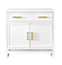 Marcus White Lacquered Chest