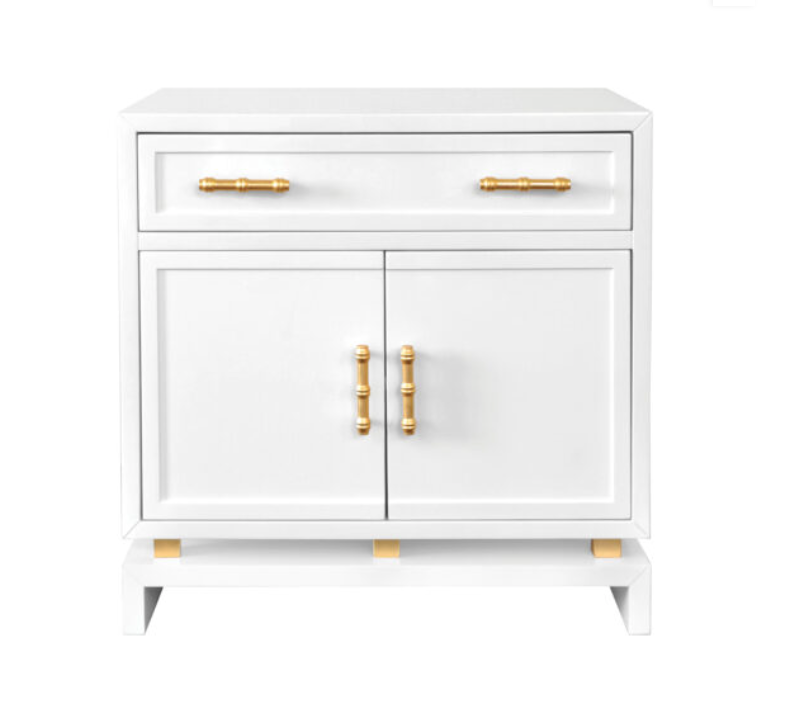 Marcus White Lacquered Chest