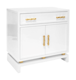 Marcus White Lacquered Chest