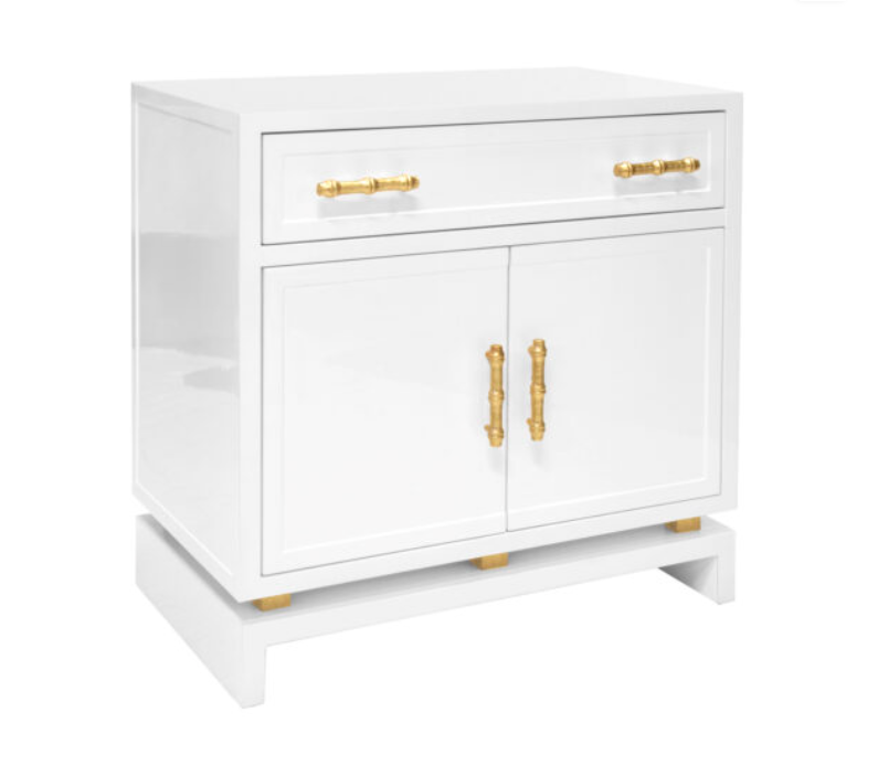 Marcus White Lacquered Chest