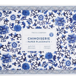 Chinoiserie 40 Pc Paper Placemat Book 4 Designs