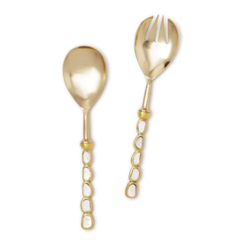 Keshi Mother of Pearl Set of 2 Servers in Gift Box