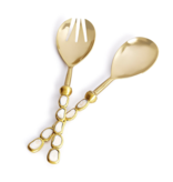 Keshi Mother of Pearl Set of 2 Servers in Gift Box