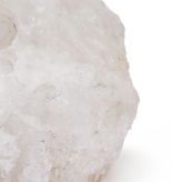 White Quartz Crystal Tea Light Candle