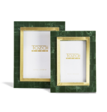Aventurine Green/Gold Photo Frame