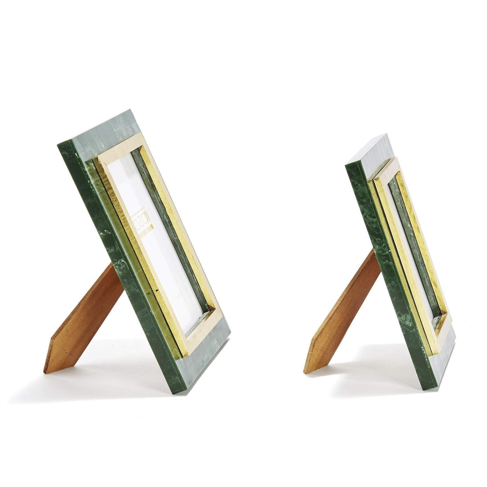 Aventurine Green/Gold Photo Frame