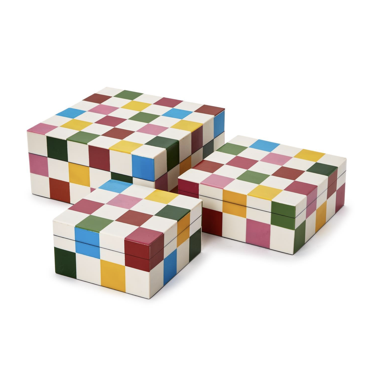 Colorblock Covered Box - Medium