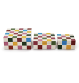 Colorblock Covered Box - Medium