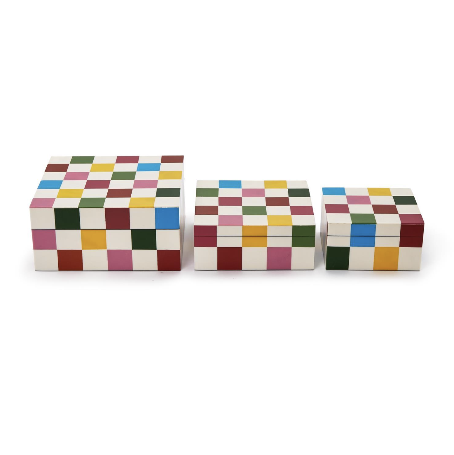 Colorblock Covered Box - Medium