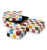 Colorblock Covered Box - Large