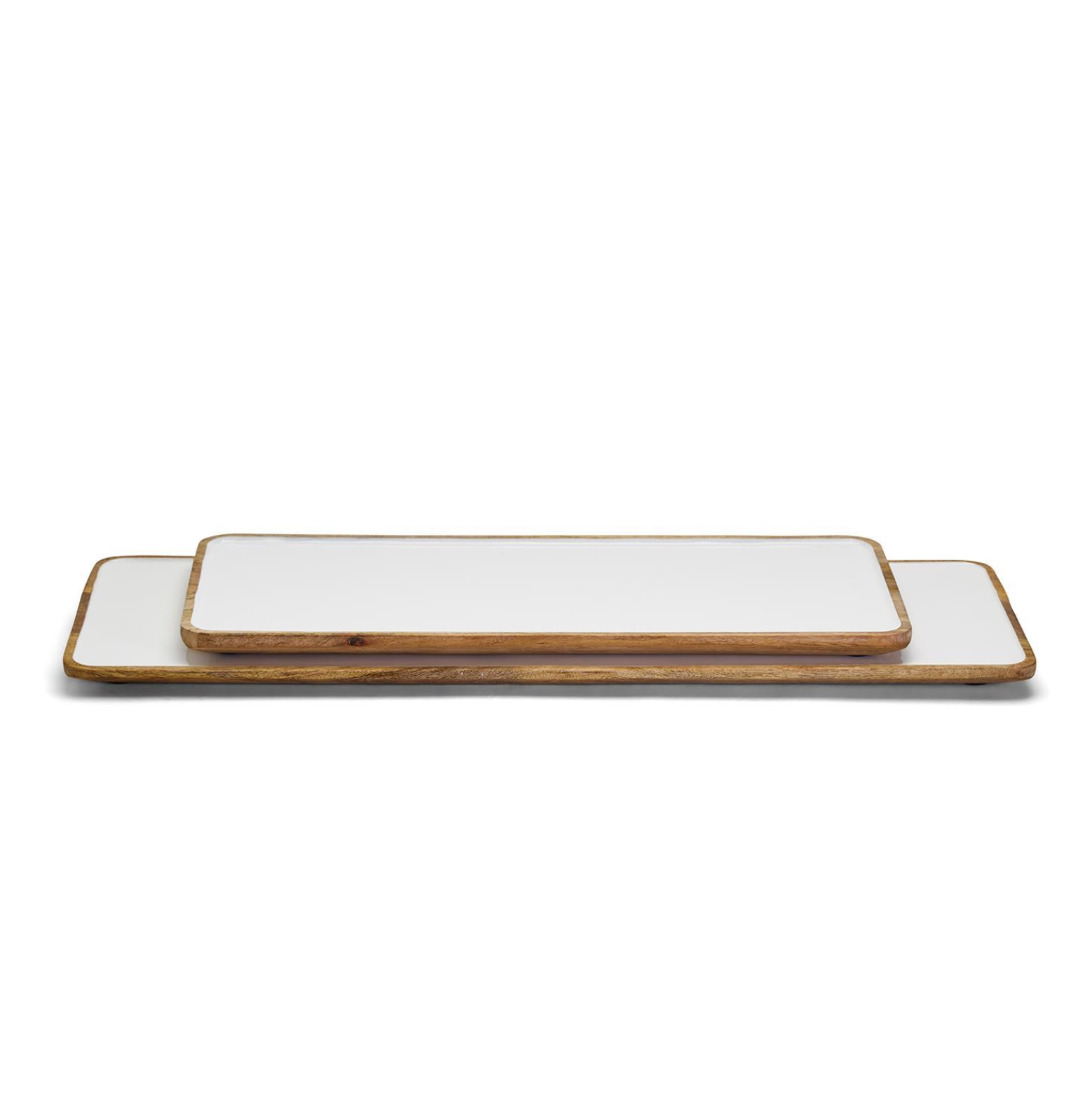 Grazing Soiree Rectangular Serving Platter w/ White Enamel - SM