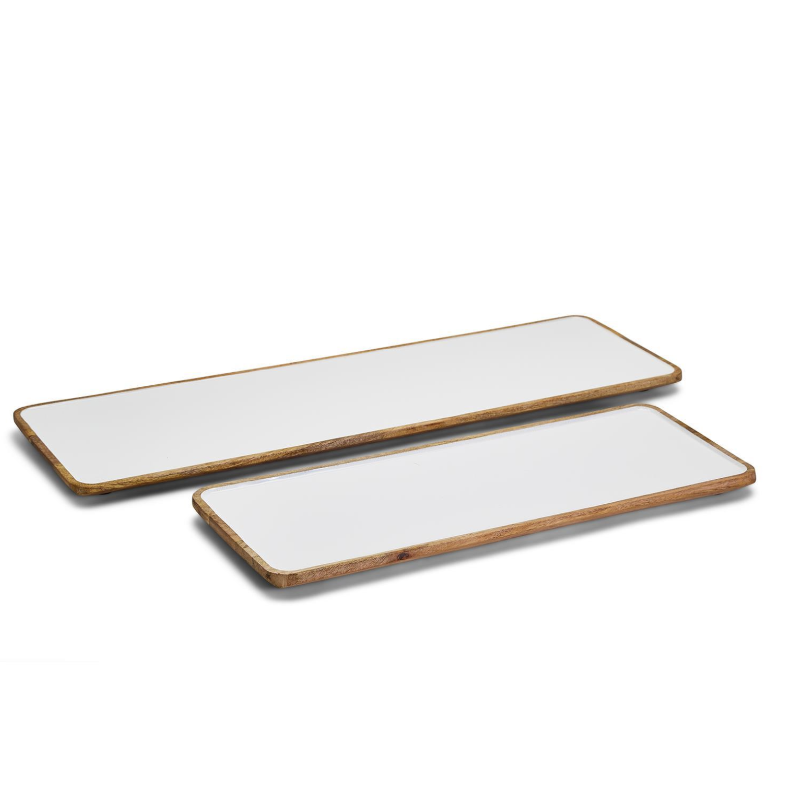 Grazing Soiree Rectangular Serving Platter w/ White Enamel - SM