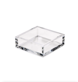 Acrylic Cocktail Napkin Holder in Crystal Clear