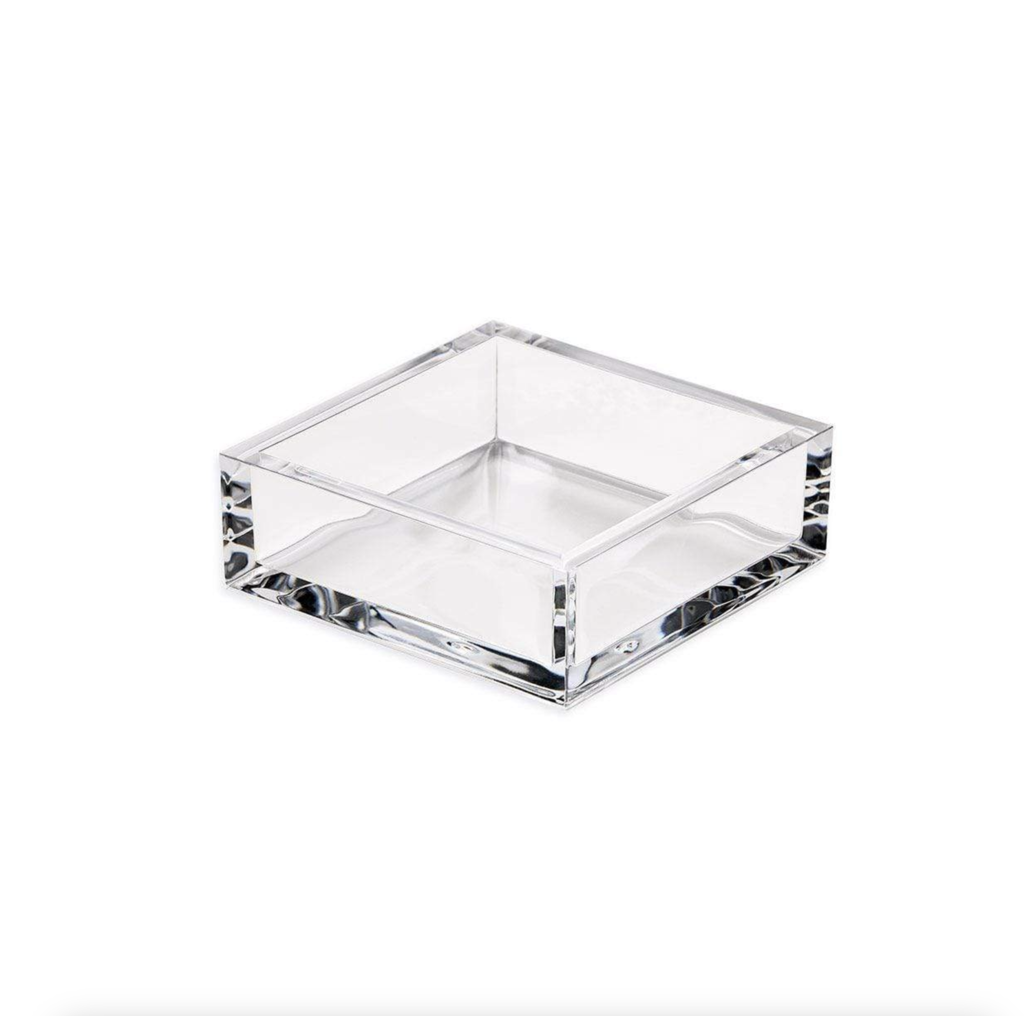 Acrylic Cocktail Napkin Holder in Crystal Clear