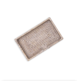 Rattan Guest Towel Napkin Holder in White Natural