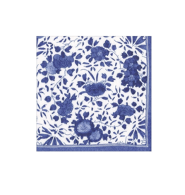 Delft Paper Cocktail Napkins in Blue