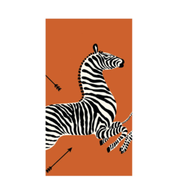 Zebras Orange Guest Towel Napkins