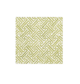 Fretwork Paper Cocktail Napkins in Moss Green