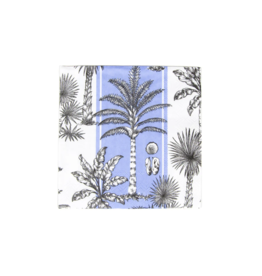 Southern Palms Blue & White Cocktail Napkins