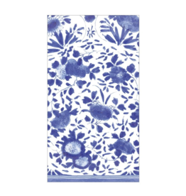 Delft Paper Guest Towel Napkins in Blue