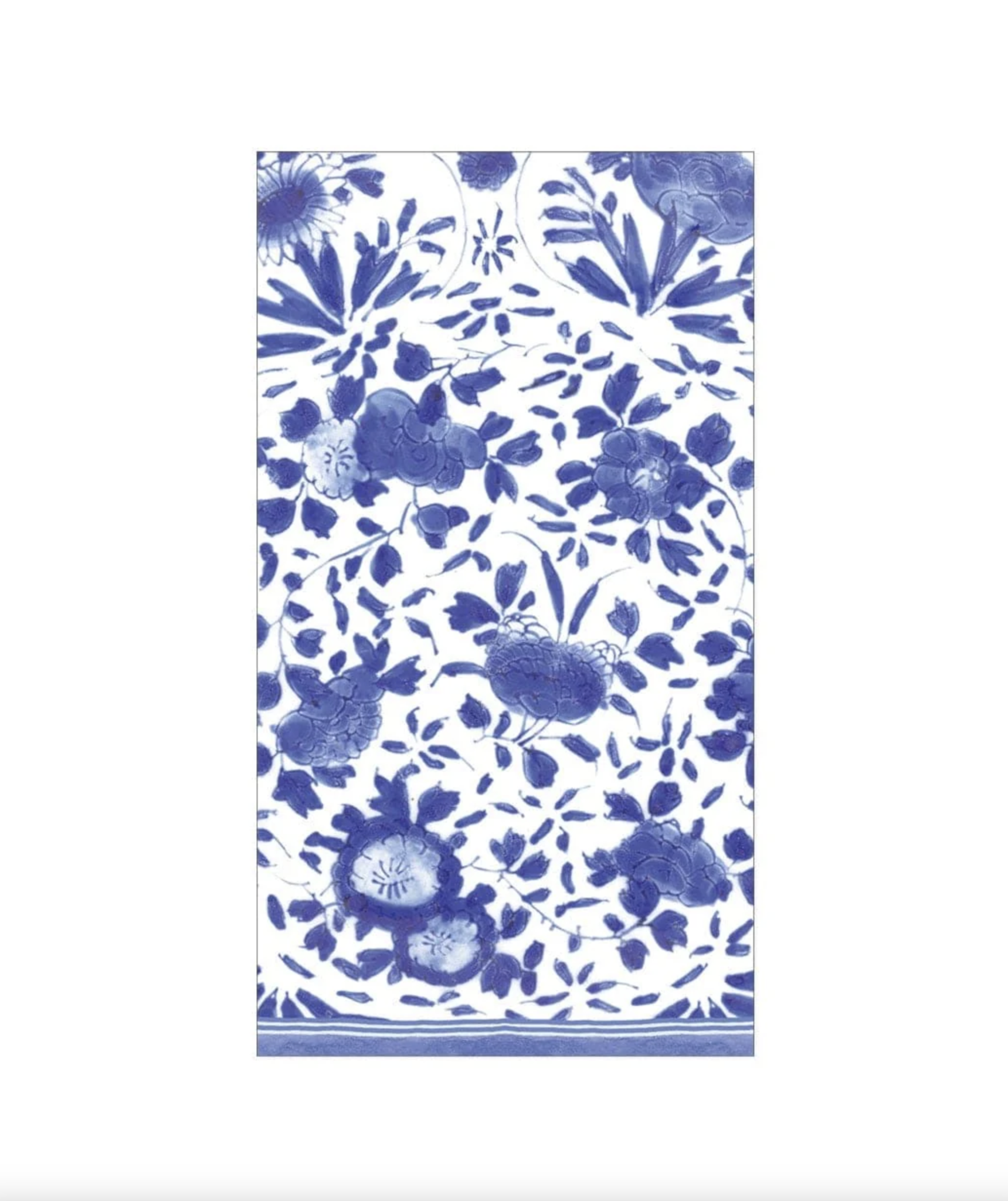 Delft Paper Guest Towel Napkins in Blue