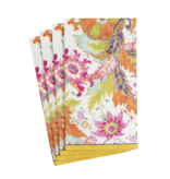 Tobacco Leaf Paper Guest Towel Napkins in Ivory