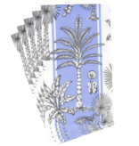 Southern Palms Blue & White Guest Towel Napkins