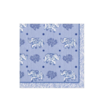 Batik Elephants Paper Cocktail Napkins in Blue
