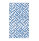 Fretwork Paper Guest Towel Napkins in Blue