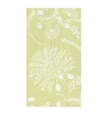 Trailing Floral Paper Guest Towel Napkins in Pale Green