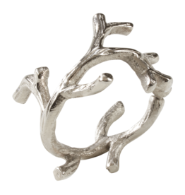 Coral Napkin Rings Silver