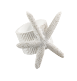 Starfish Napkin Ring White
