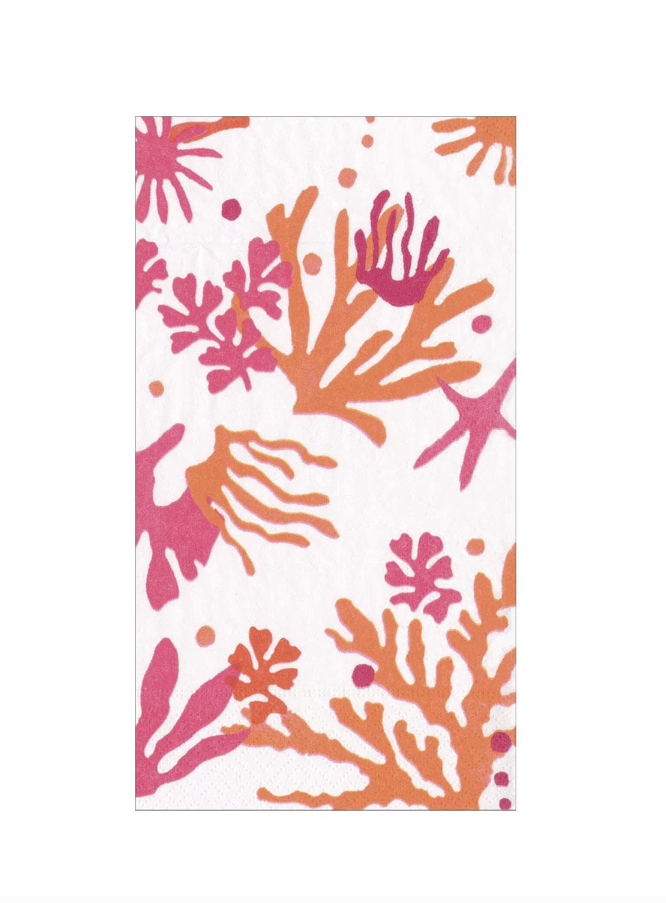 Matisse Guest Towel Napkins in Coral & Orange