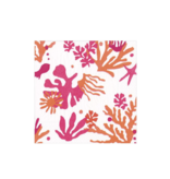 Matisse Paper Cocktail Napkins in Coral & Orange